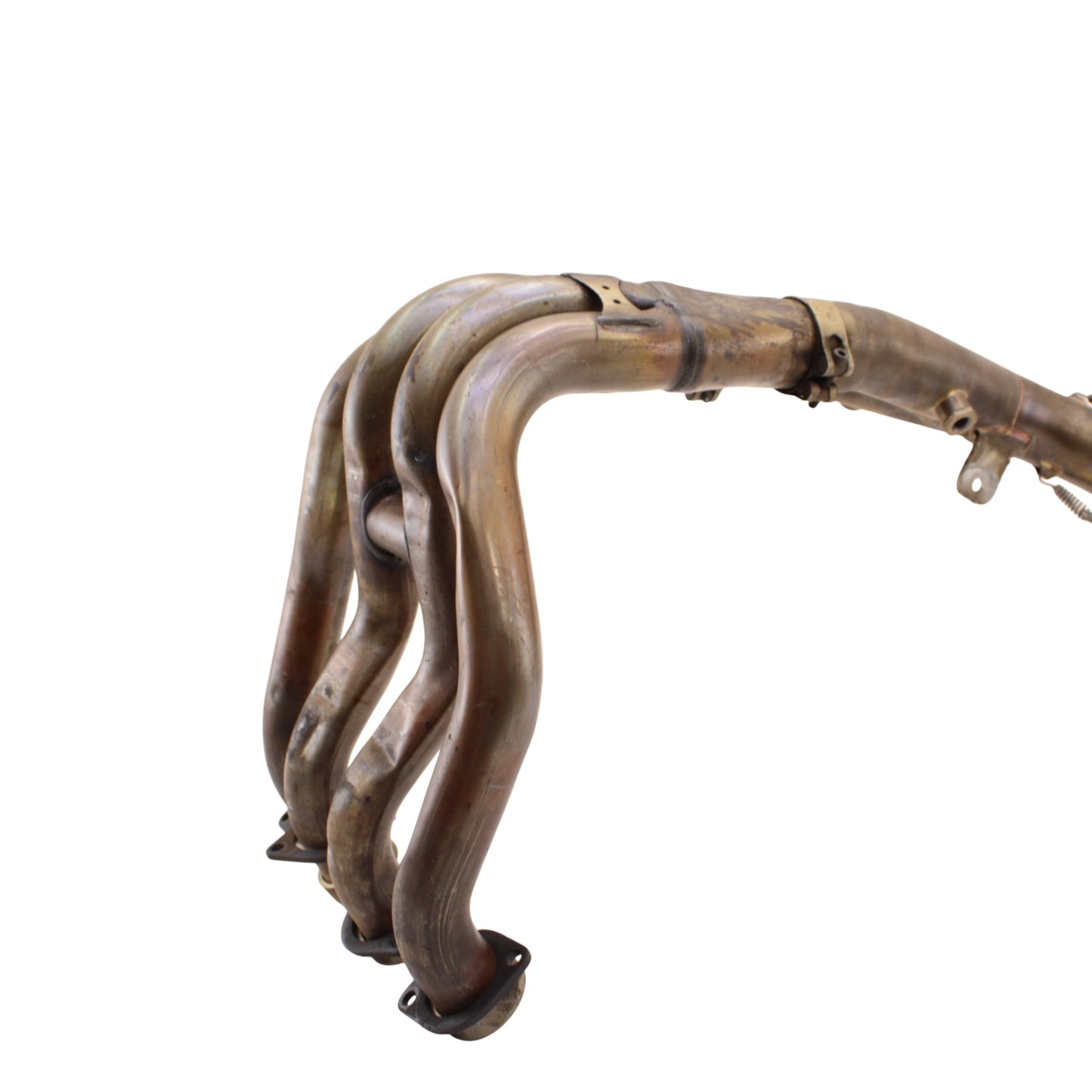 2020 - 2024 YAMAHA YZF R1 R1M EXHAUST MUFFLER HEADERS MANIFOLD TWO BROTHERS RACING BLACK SERIES *DENTED*