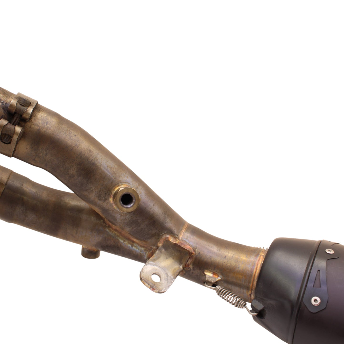 2020 - 2024 YAMAHA YZF R1 R1M EXHAUST MUFFLER HEADERS MANIFOLD TWO BROTHERS RACING BLACK SERIES *DENTED*