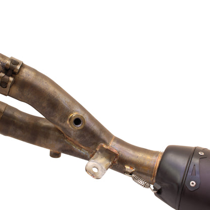 2020 - 2024 YAMAHA YZF R1 R1M EXHAUST MUFFLER HEADERS MANIFOLD TWO BROTHERS RACING BLACK SERIES *DENTED*