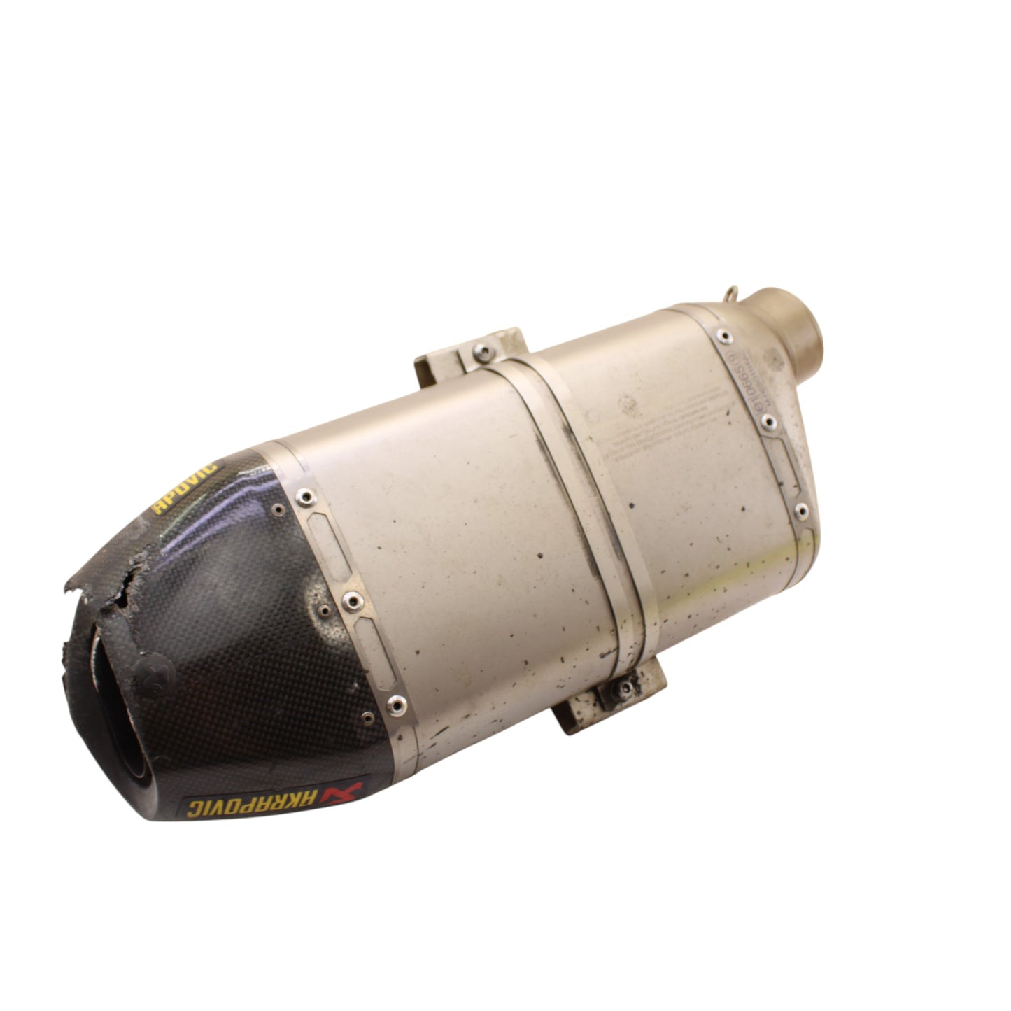 2009 - 2012 TRIUMPH DAYTONA 675R 675 AKRAPOVIC SLIP ON EXHAUST MUFFLER