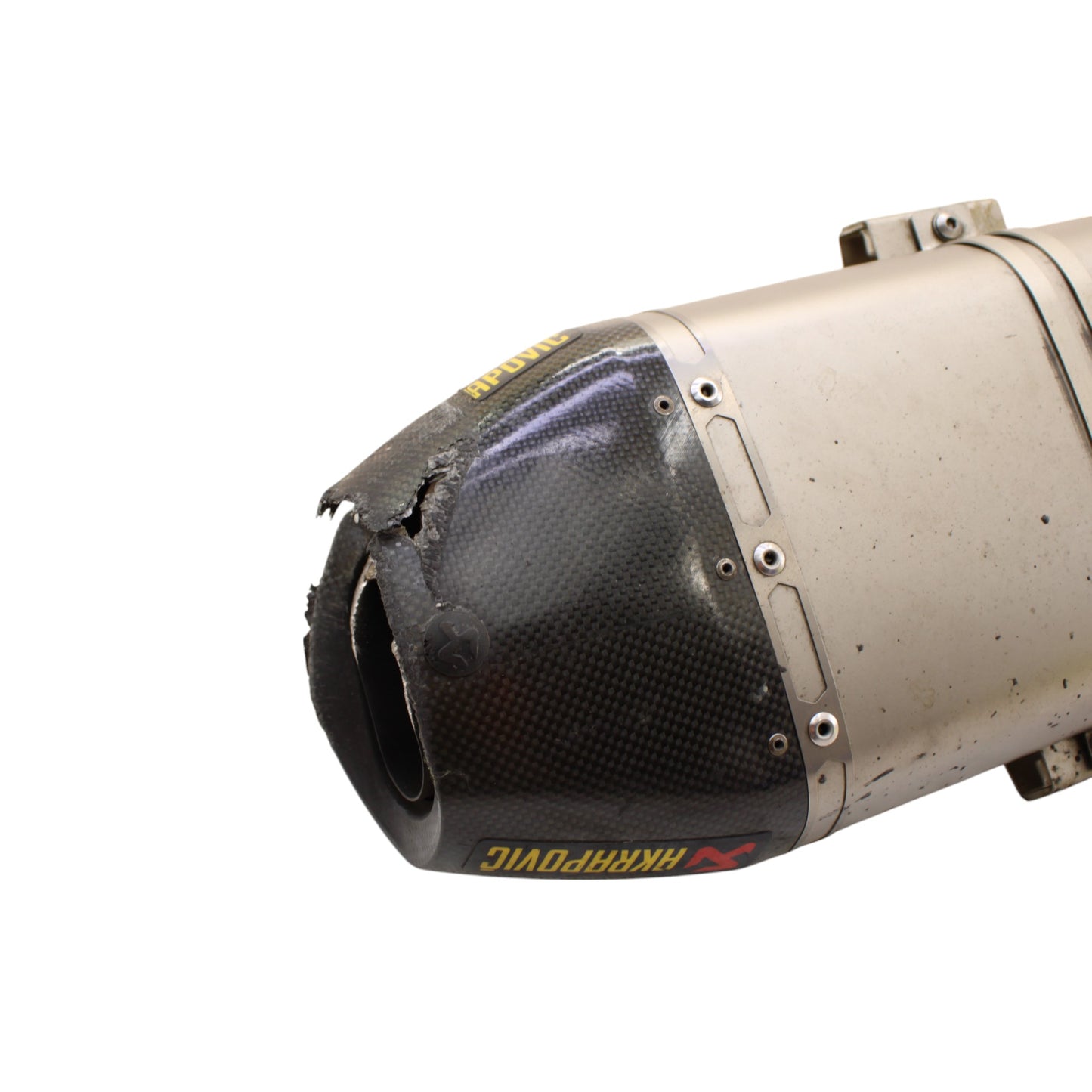 2009 - 2012 TRIUMPH DAYTONA 675R 675 AKRAPOVIC SLIP ON EXHAUST MUFFLER