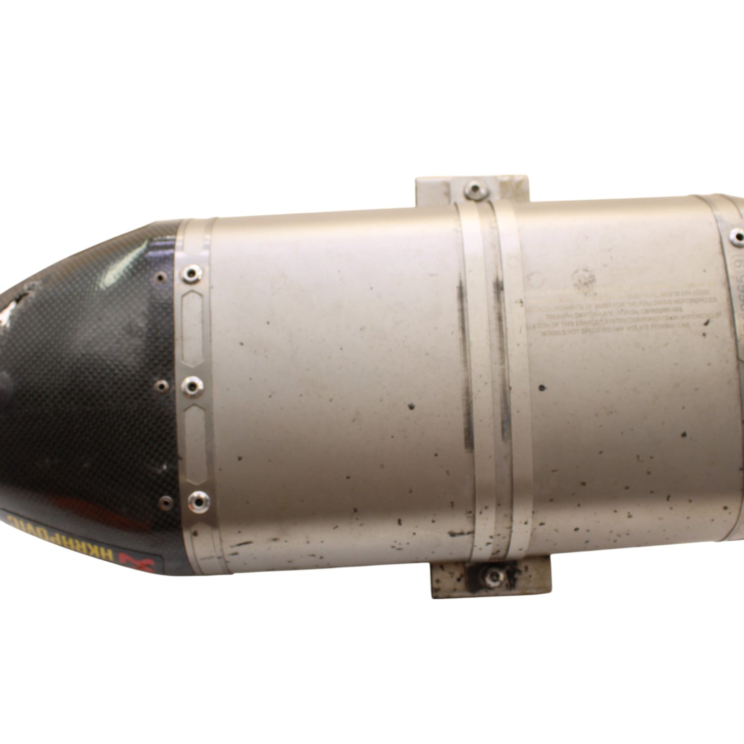 2009 - 2012 TRIUMPH DAYTONA 675R 675 AKRAPOVIC SLIP ON EXHAUST MUFFLER