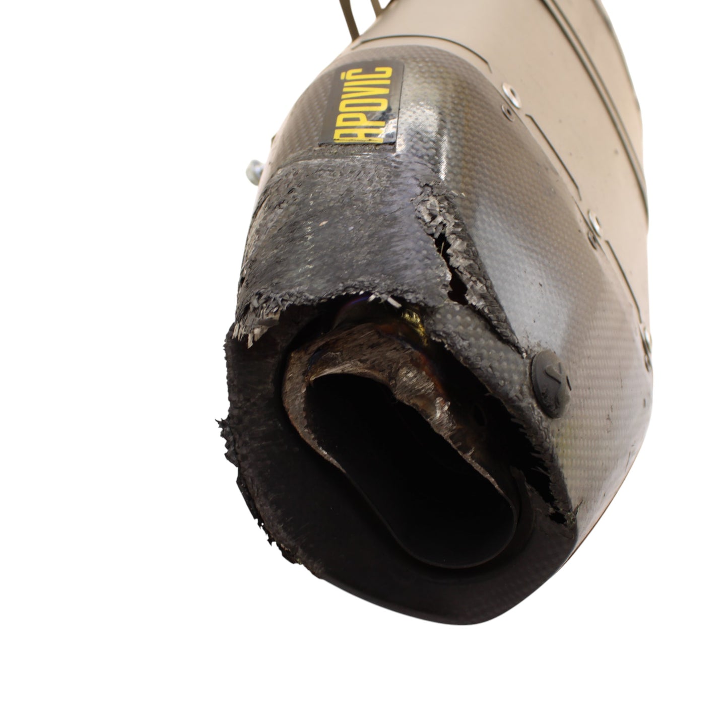 2009 - 2012 TRIUMPH DAYTONA 675R 675 AKRAPOVIC SLIP ON EXHAUST MUFFLER