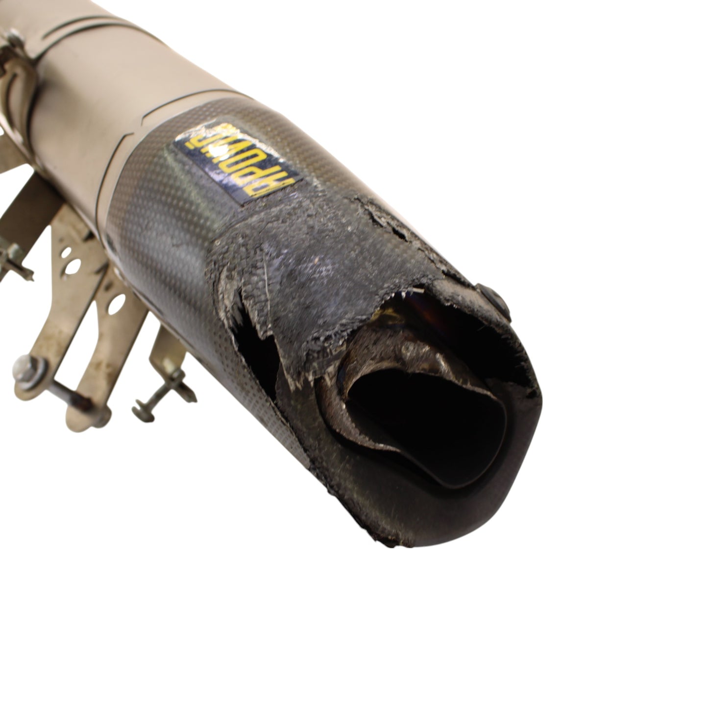 2009 - 2012 TRIUMPH DAYTONA 675R 675 AKRAPOVIC SLIP ON EXHAUST MUFFLER