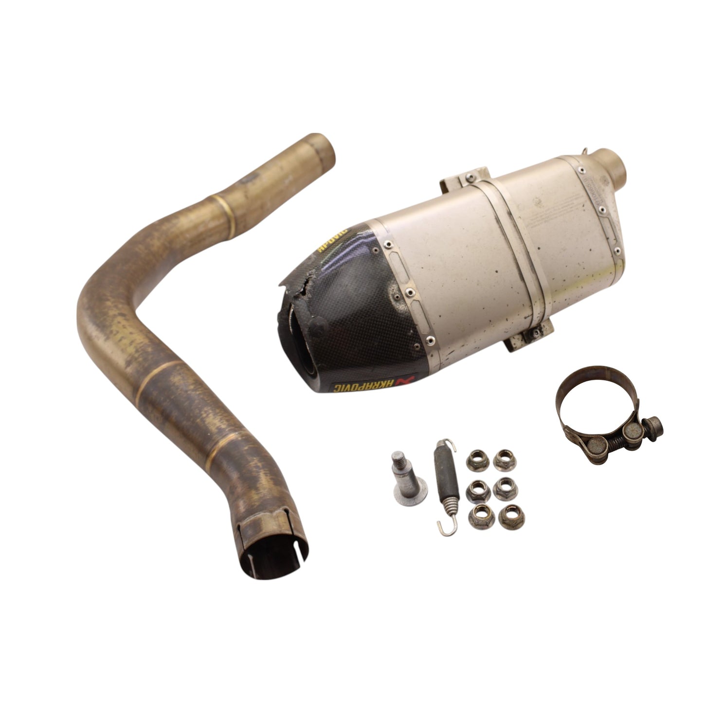 2009 - 2012 TRIUMPH DAYTONA 675R 675 AKRAPOVIC SLIP ON EXHAUST MUFFLER