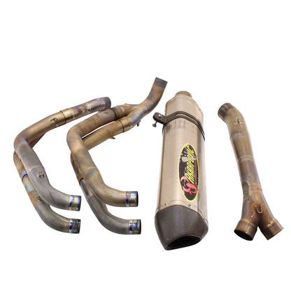 2003 2004 SUZUKI GSXR1000 YOSHIMURA EXHAUST SYSTEM FULL HEADER MUFFLER