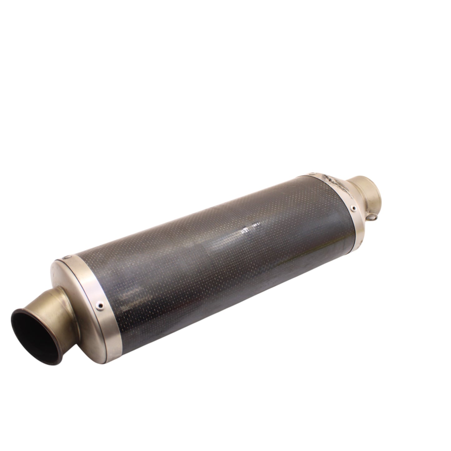 2004 2005 KAWASAKI NINJA ZX10R AKRAPOVIC EXHAUST MUFFLER END PIPE CARBON