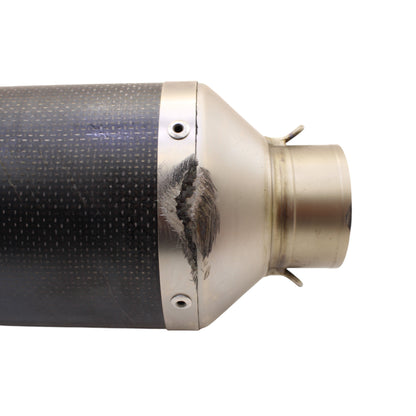 2004 2005 KAWASAKI NINJA ZX10R AKRAPOVIC EXHAUST MUFFLER END PIPE CARBON