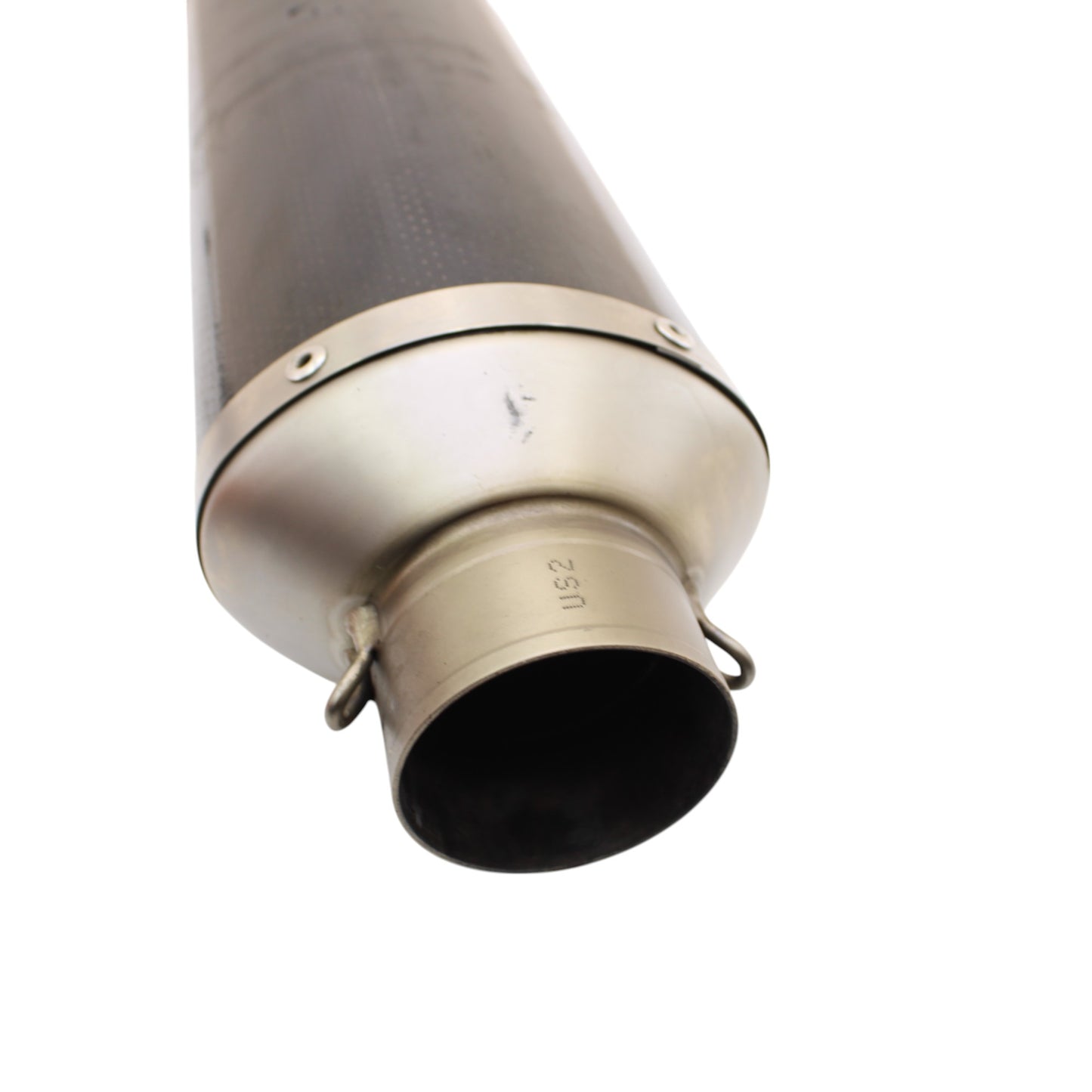 2004 2005 KAWASAKI NINJA ZX10R AKRAPOVIC EXHAUST MUFFLER END PIPE CARBON