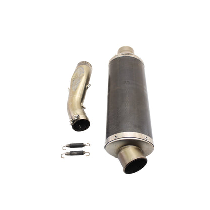 2004 2005 KAWASAKI NINJA ZX10R AKRAPOVIC EXHAUST MUFFLER END PIPE CARBON