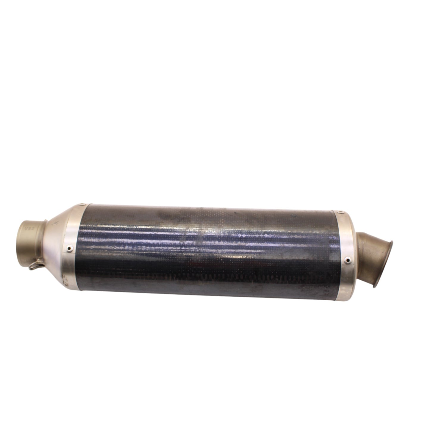 2004 2005 KAWASAKI NINJA ZX10R AKRAPOVIC EXHAUST MUFFLER END PIPE CARBON