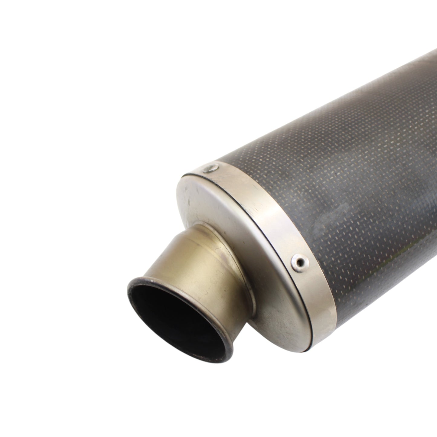 2004 2005 KAWASAKI NINJA ZX10R AKRAPOVIC EXHAUST MUFFLER END PIPE CARBON