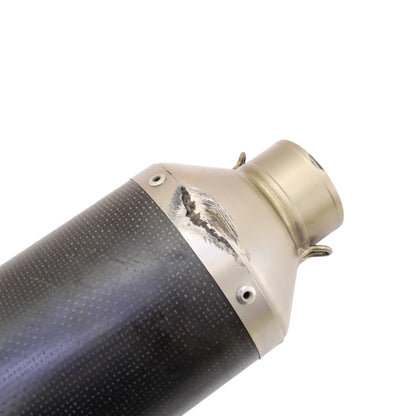 2004 2005 KAWASAKI NINJA ZX10R AKRAPOVIC EXHAUST MUFFLER END PIPE CARBON