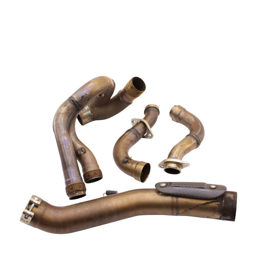 2021 - 2024 APRILIA RSV4 LEO VINCE EXHAUST HEADER MUFFLER COMPLETE SET *DAMAGED*