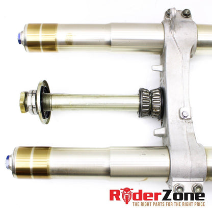 2006 2007 SUZUKI GSXR600 GSXR750 FRONT FORKS SUSPENSION  TRIPLE TREE STRAIGHT