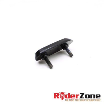 2006 2007 SUZUKI GSXR600 GSXR750 MIRROR BLOCK OFF PLATE BLACK SET HARDWARE OEM