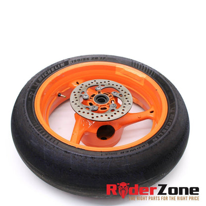 2008 2009 SUZUKI GSXR600 GSXR750 WHEEL SET FRONT & REAR RIM MICHELIN TRACK TIRES