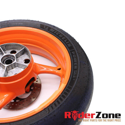 2008 2009 SUZUKI GSXR600 GSXR750 WHEEL SET FRONT & REAR RIM MICHELIN TRACK TIRES