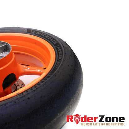 2008 2009 SUZUKI GSXR600 GSXR750 WHEEL SET FRONT & REAR RIM MICHELIN TRACK TIRES