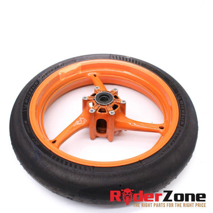 2008 2009 SUZUKI GSXR600 GSXR750 WHEEL SET FRONT & REAR RIM MICHELIN TRACK TIRES