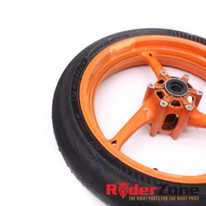 2008 2009 SUZUKI GSXR600 GSXR750 WHEEL SET FRONT & REAR RIM MICHELIN TRACK TIRES