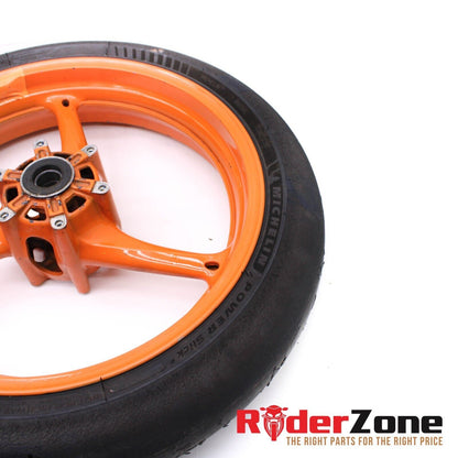 2008 2009 SUZUKI GSXR600 GSXR750 WHEEL SET FRONT & REAR RIM MICHELIN TRACK TIRES