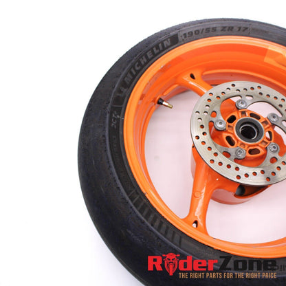 2008 2009 SUZUKI GSXR600 GSXR750 WHEEL SET FRONT & REAR RIM MICHELIN TRACK TIRES