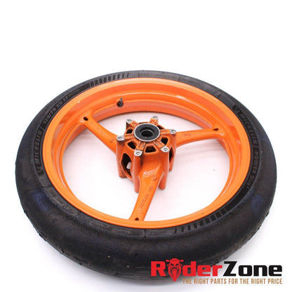 2008 2009 SUZUKI GSXR600 GSXR750 WHEEL SET FRONT & REAR RIM MICHELIN TRACK TIRES