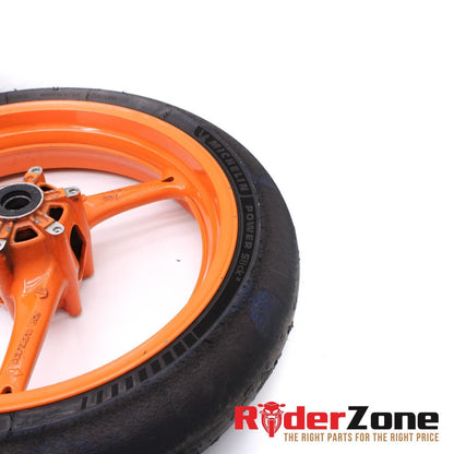 2008 2009 SUZUKI GSXR600 GSXR750 WHEEL SET FRONT & REAR RIM MICHELIN TRACK TIRES