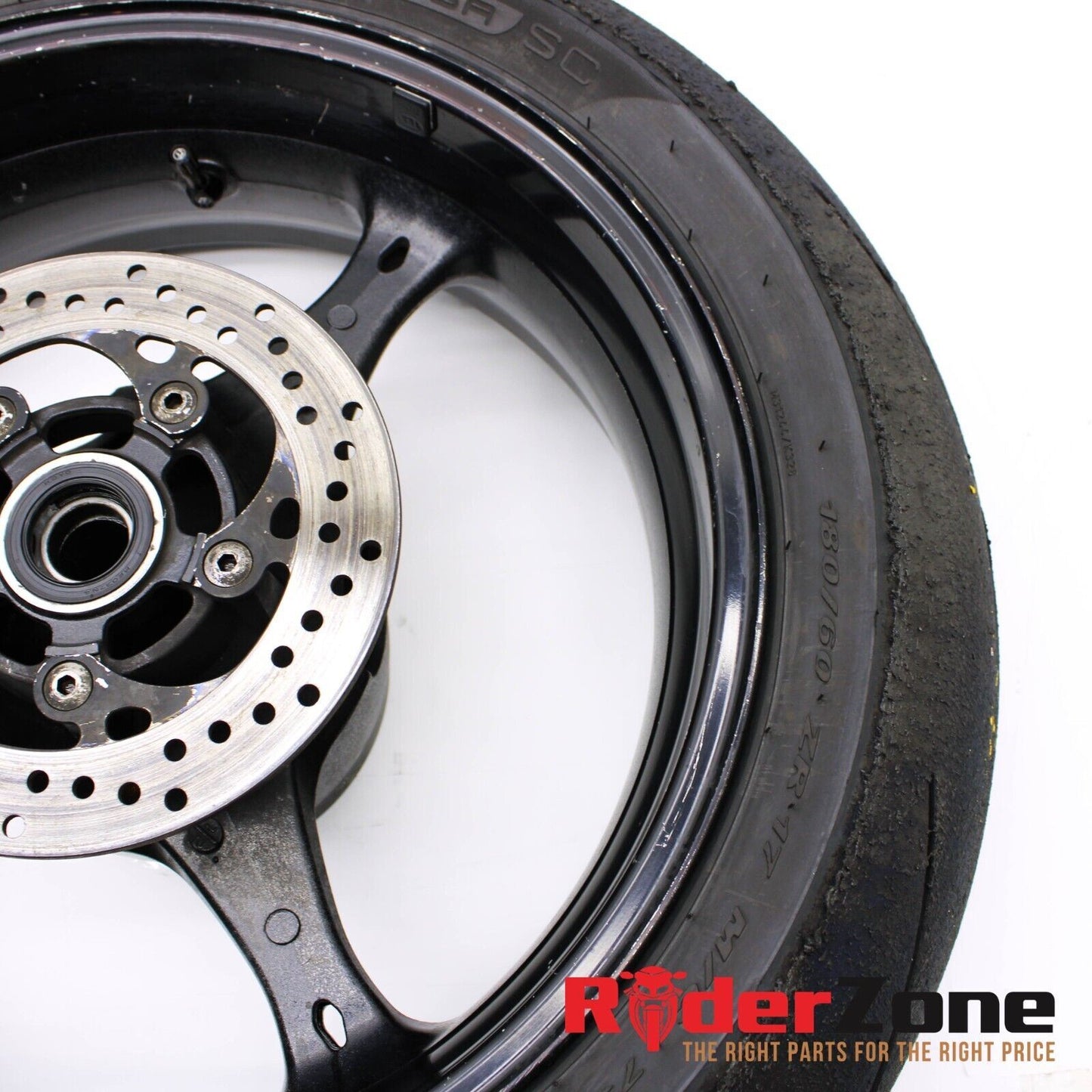 2006 2007 SUZUKI GSXR600 GSXR750 REAR WHEEL BACK RIM BRAKE ROTOR DIABLO TIRE