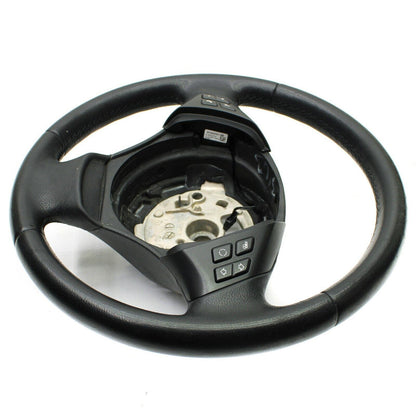 2006 - 2011 BMW E90 E92 E93 STEERING WHEEL LEATHER MULTI MEDIA 3 SPOKE BLACK
