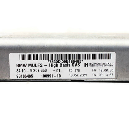 2009 - 2011 BMW X5 E70 HIGH BASIS BLUETOOTH COMMUNICATION MODULE INTERFACE OEM