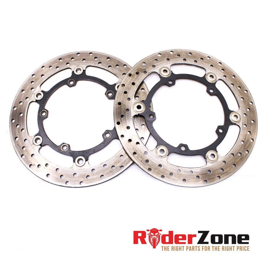 2014 - 2016 YAMAHA FZ09 FRONT ROTORS BRAKE DISCS LEFT RIGHT STRAIGHT COMPLETE