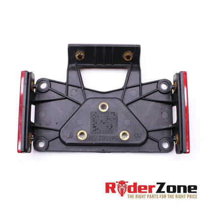 2013 - 2015 DUCATI HYPERMOTARD LICENCE PLATE MOUNT FRAME REAR STOCK REFLECTORS