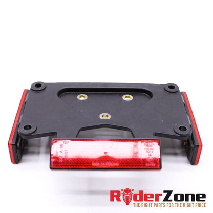 2013 - 2015 DUCATI HYPERMOTARD LICENCE PLATE MOUNT FRAME REAR STOCK REFLECTORS