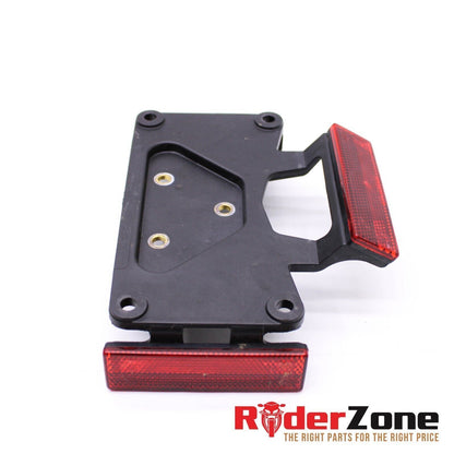 2013 - 2015 DUCATI HYPERMOTARD LICENCE PLATE MOUNT FRAME REAR STOCK REFLECTORS