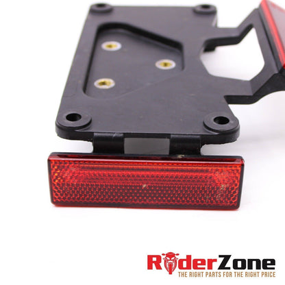 2013 - 2015 DUCATI HYPERMOTARD LICENCE PLATE MOUNT FRAME REAR STOCK REFLECTORS