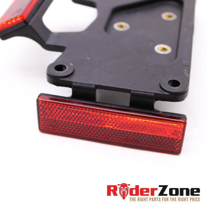 2013 - 2015 DUCATI HYPERMOTARD LICENCE PLATE MOUNT FRAME REAR STOCK REFLECTORS