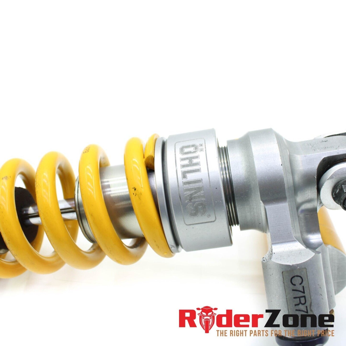 2007 08 SUZUKI GSXR 1000 OHLINS REAR SHOCK SUSPENSION DAMPER EXTERNAL RESERVOIR