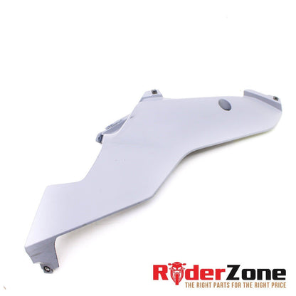 2017 - 2020 YAMAHA YZF R6 RIGHT FAIRING LOWER BOTTOM BELLY SIDE COWL GREY OEM