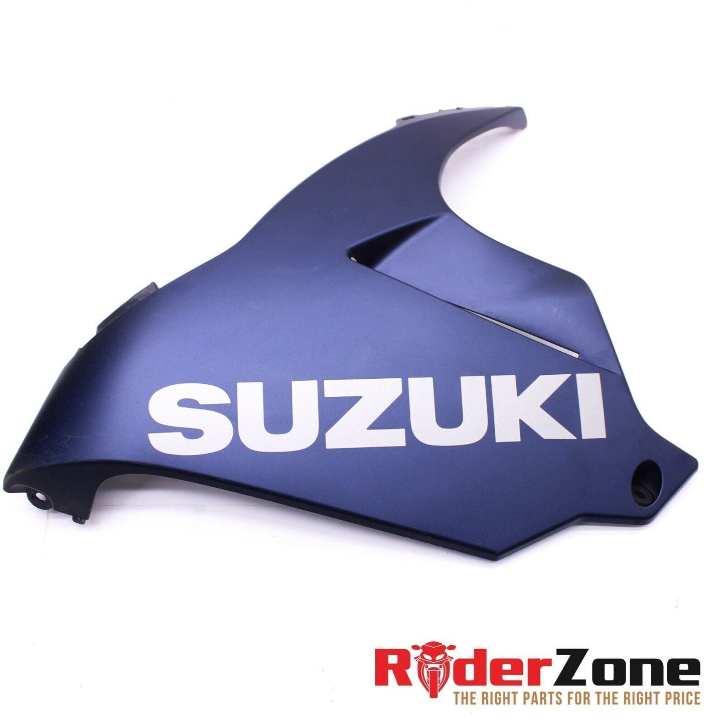 2011 - 2022 GSXR600 GSXR750 LEFT BELLY FAIRING LOWER PANEL SIDE WHITE / BLUE