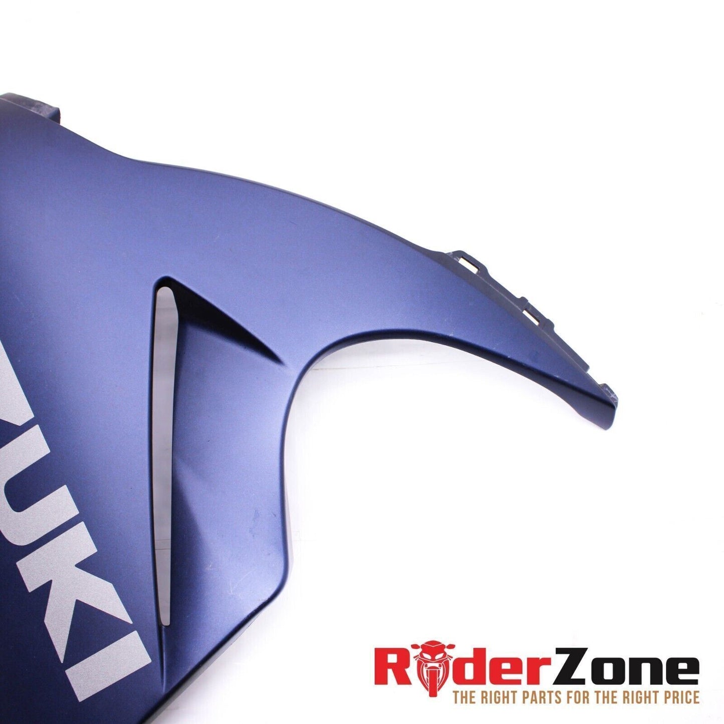 2011 - 2022 GSXR600 GSXR750 LEFT BELLY FAIRING LOWER PANEL SIDE WHITE / BLUE