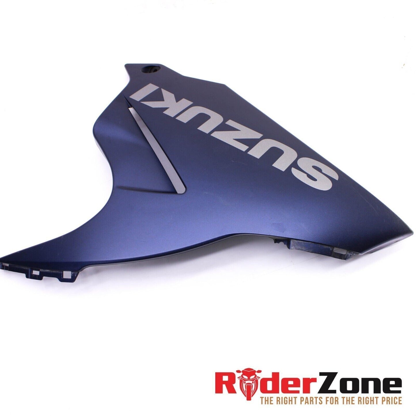 2011 - 2022 GSXR600 GSXR750 LEFT BELLY FAIRING LOWER PANEL SIDE WHITE / BLUE