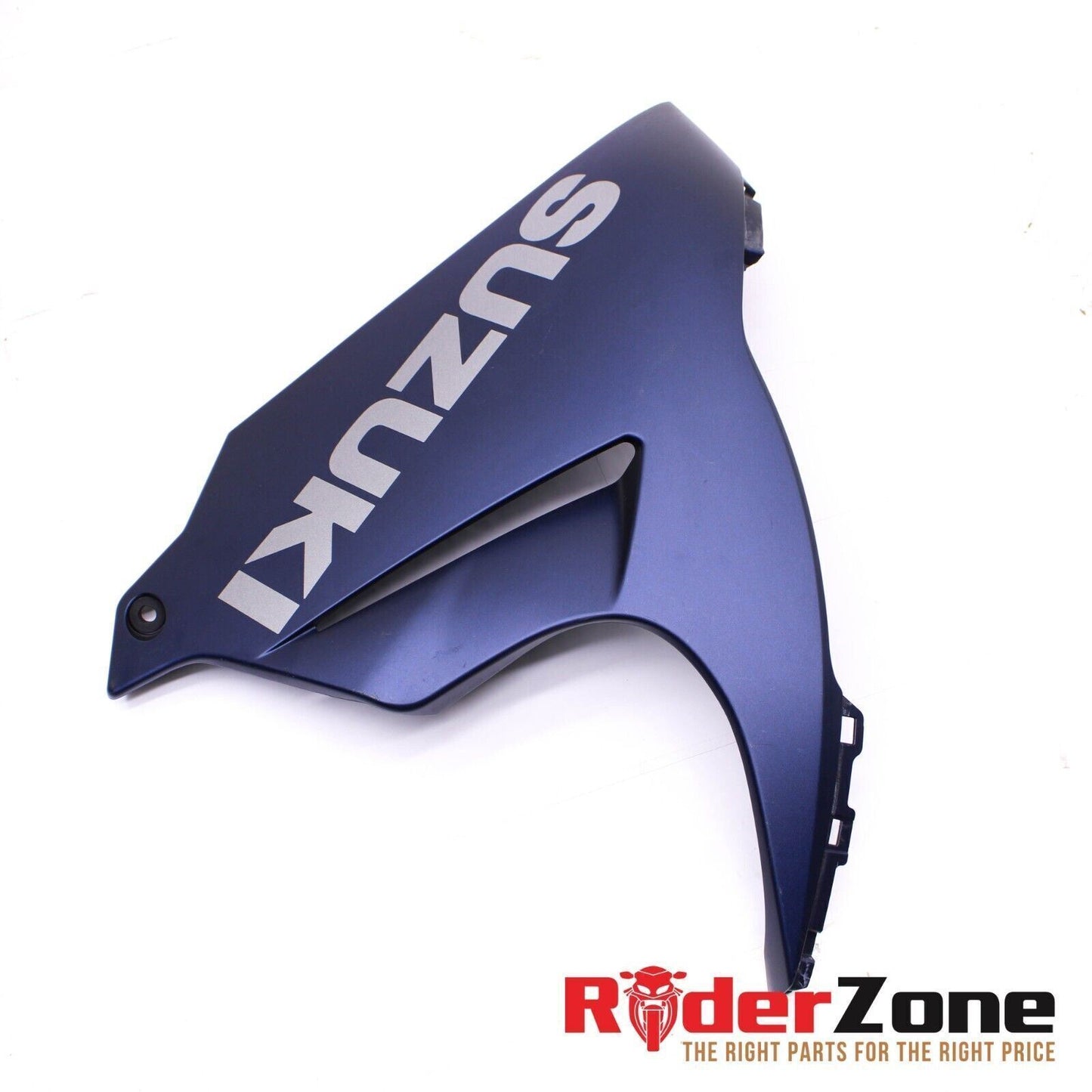 2011 - 2022 GSXR600 GSXR750 LEFT BELLY FAIRING LOWER PANEL SIDE WHITE / BLUE