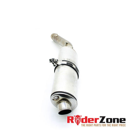 2008 - 2016 YAMAHA YZF R6 MICRON MUFFLER SLIPON EXHAUST  SLIP-ON CAN SILVER