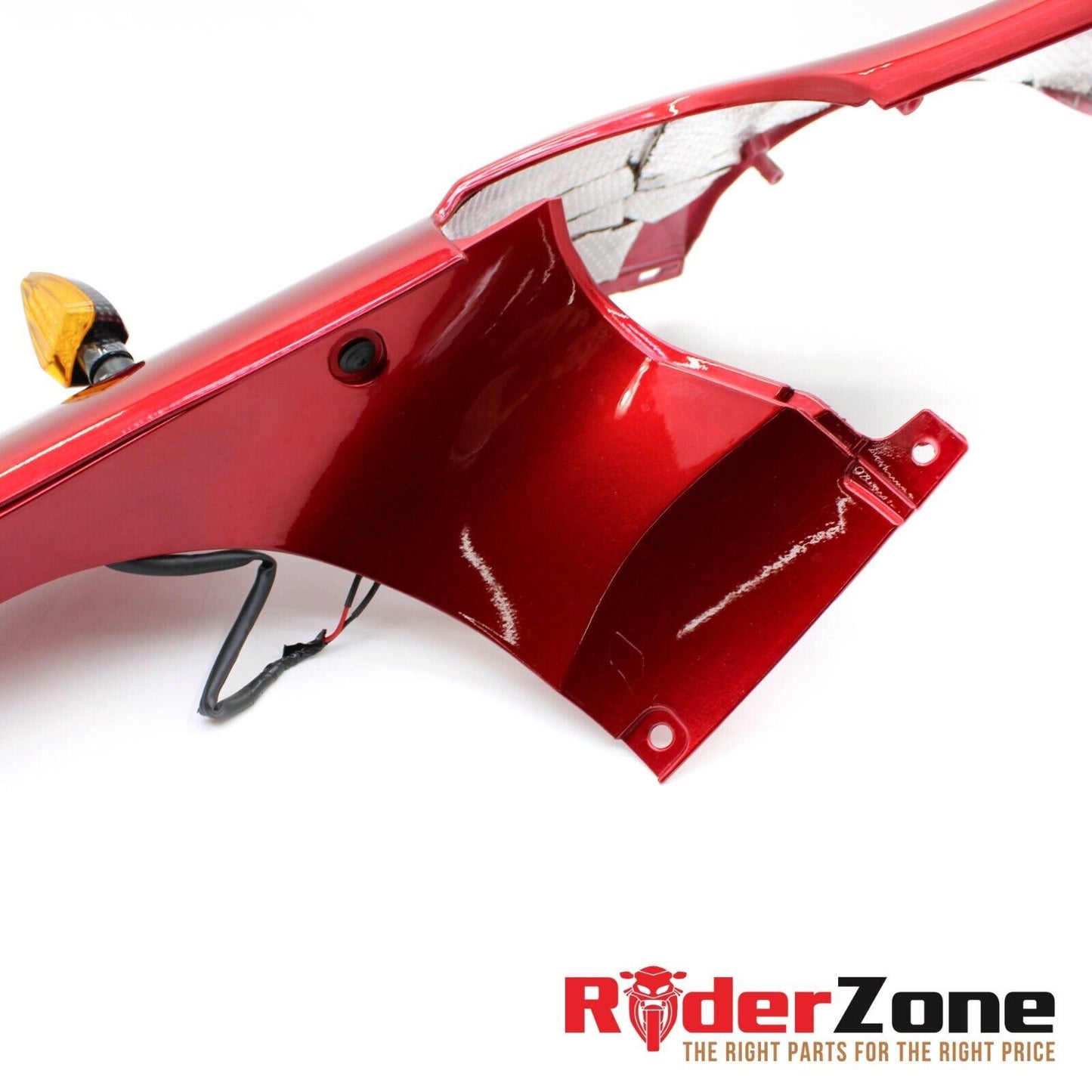 2008 - 2016 YAMAHA YZF R6 LEFT LOWER FAIRING COWLING PLASTIC MID COWL RED STOCK