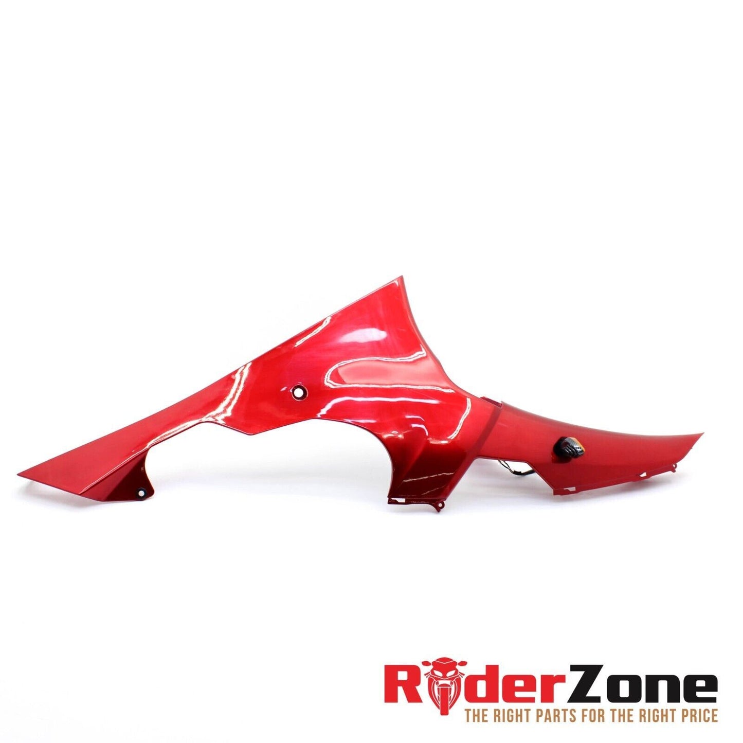 2008 - 2016 YAMAHA YZF R6 LEFT LOWER FAIRING COWLING PLASTIC MID COWL RED STOCK