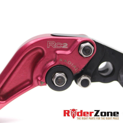 2008 - 2021 SUZUKI GSXR600 GSXR750 CRG BRAKE LEVER FRONT RIGHT PINK STRAIGHT
