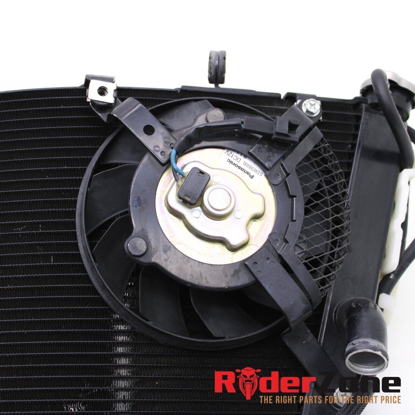 2008 2009 SUZUKI GSXR600 GSXR750 RADIATOR ENGINE COOLING FAN MOTOR OVERFLOW OEM