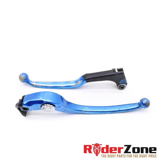 2006 2007 SUZUKI GSXR600 GSXR750 LEVER SET CLUTCH BRAKE BLUE LEVERS PAIR